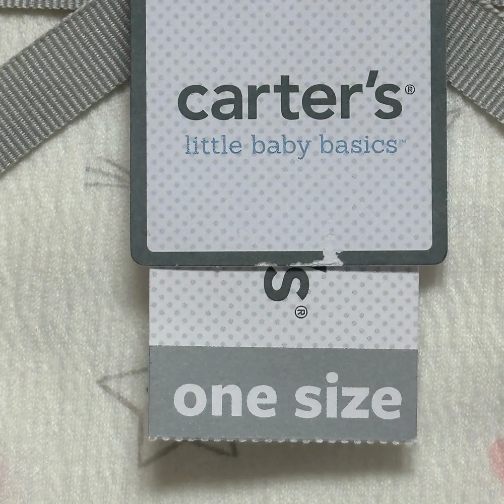 Carters Baby Girl Swaddle Swaddling Blanket Moon Pink Stars Clouds Size 35x35